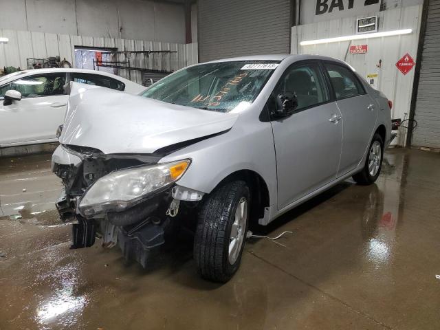 2T1BU4EE1BC639442 - 2011 TOYOTA COROLLA BASE SILVER photo 1