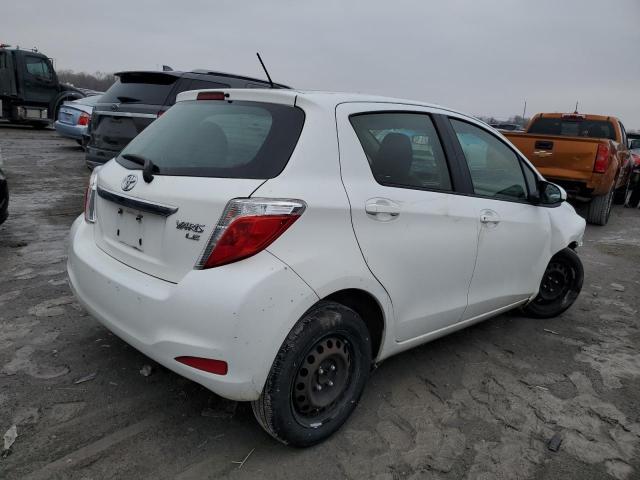 JTDKTUD31ED580726 - 2014 TOYOTA YARIS WHITE photo 3