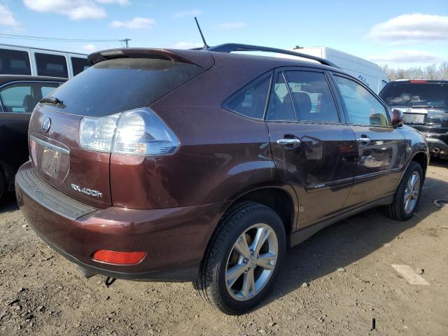 JTJHW31U982071778 - 2008 LEXUS RX 400H BURGUNDY photo 3