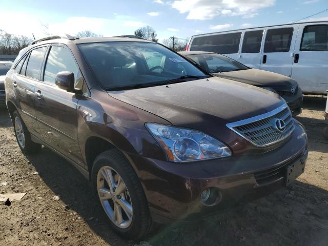 JTJHW31U982071778 - 2008 LEXUS RX 400H BURGUNDY photo 4