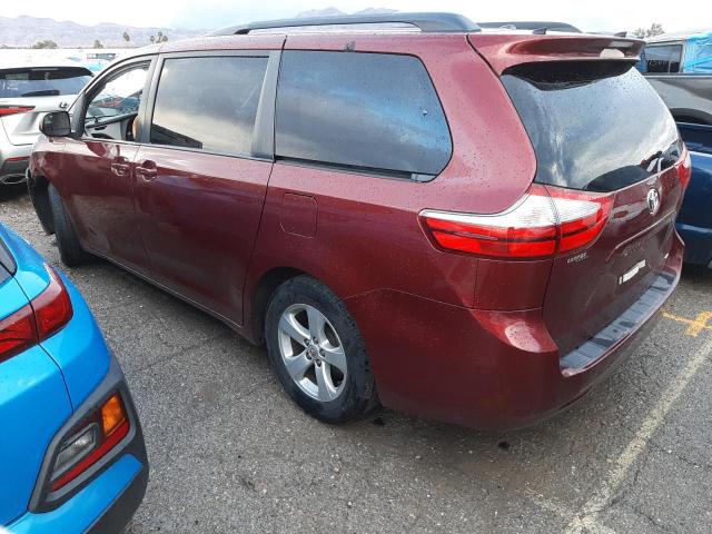 5TDKK3DC4GS692683 - 2016 TOYOTA SIENNA LE BURGUNDY photo 2