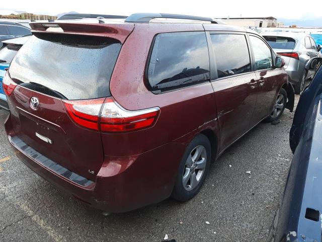 5TDKK3DC4GS692683 - 2016 TOYOTA SIENNA LE BURGUNDY photo 3