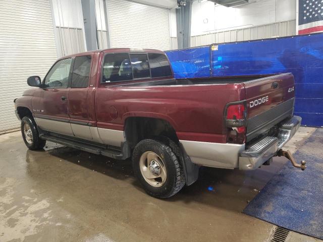 1B7HF13Z51J229643 - 2001 DODGE RAM 1500 MAROON photo 2