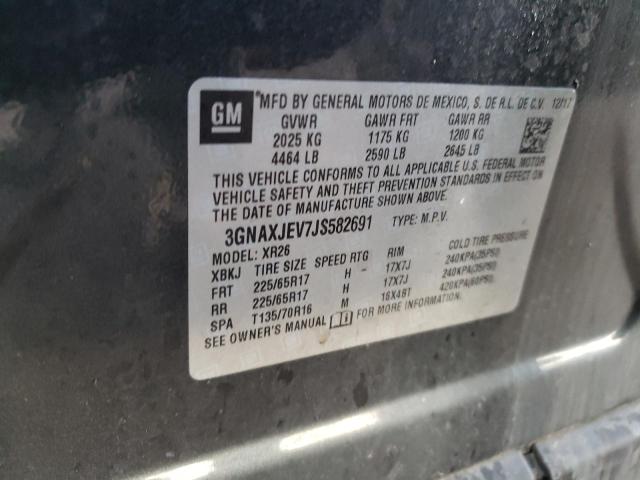 3GNAXJEV7JS582691 - 2018 CHEVROLET EQUINOX LT Boz foto 13