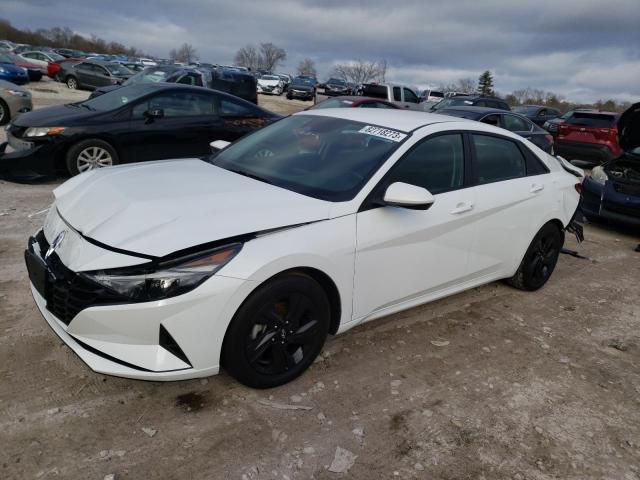 5NPLS4AG7MH007479 - 2021 HYUNDAI ELANTRA SEL WHITE photo 1