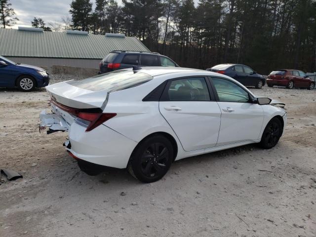 5NPLS4AG7MH007479 - 2021 HYUNDAI ELANTRA SEL WHITE photo 3