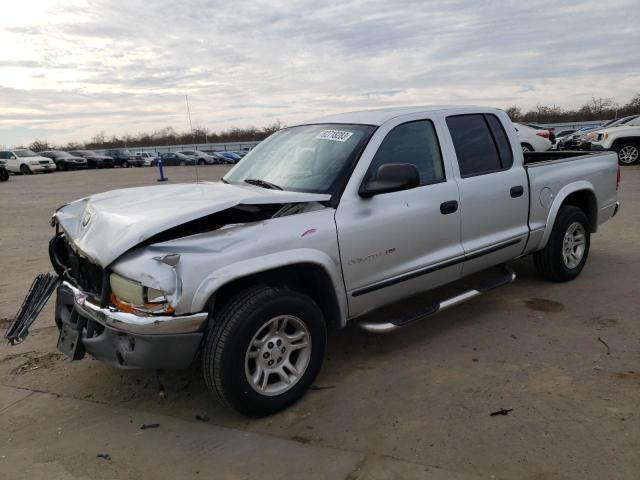 2002 DODGE DAKOTA QUAD SLT, 