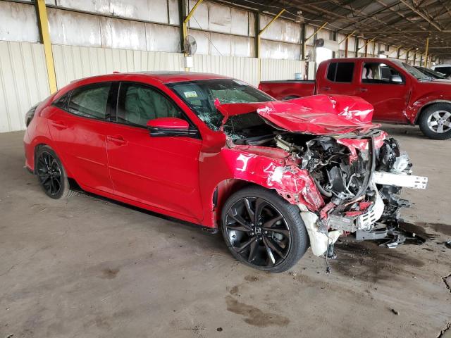 SHHFK7H93HU227601 - 2017 HONDA CIVIC SPORT TOURING RED photo 4