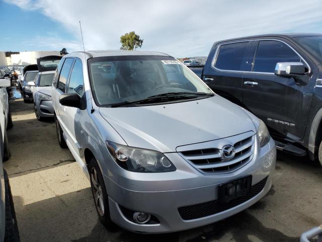 JM3LW28J450541569 - 2005 MAZDA MPV WAGON SILVER photo 4