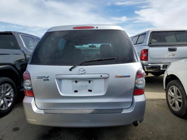 JM3LW28J450541569 - 2005 MAZDA MPV WAGON SILVER photo 6