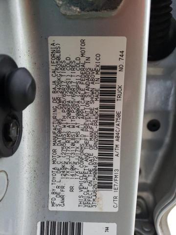 3TMJU62N15M004972 - 2005 TOYOTA TACOMA DOUBLE CAB PRERUNNER SILVER photo 12