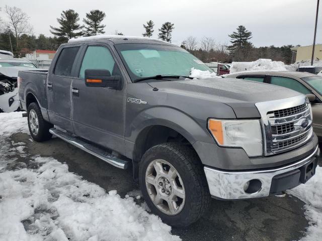 1FTFW1EFDKE36817 - 2013 FORD F150 SUPER GRAY photo 4