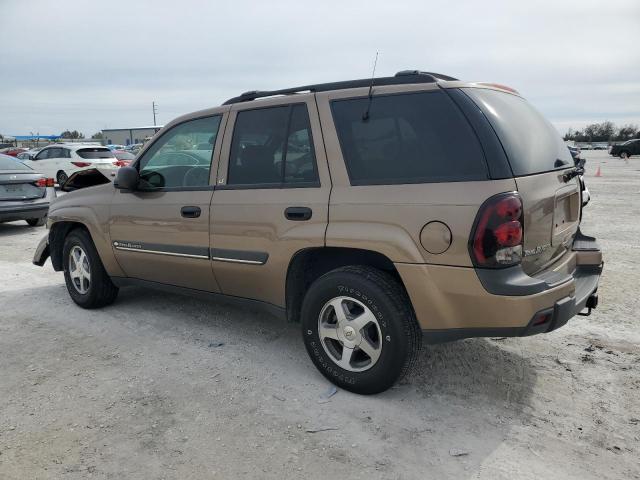 1GNDT13S422348801 - 2002 CHEVROLET TRAILBLAZE BROWN photo 2