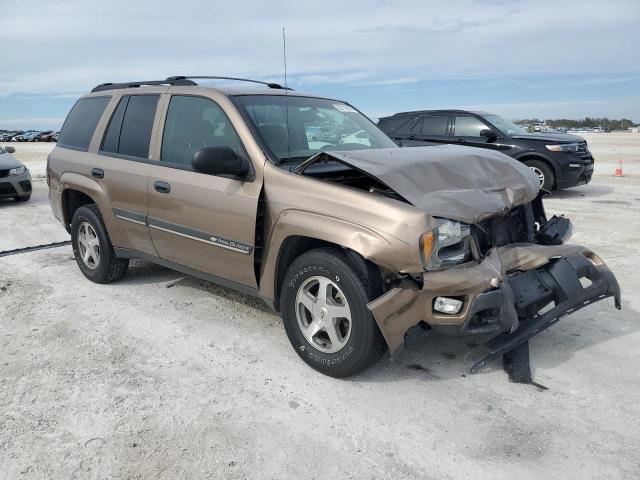 1GNDT13S422348801 - 2002 CHEVROLET TRAILBLAZE BROWN photo 4