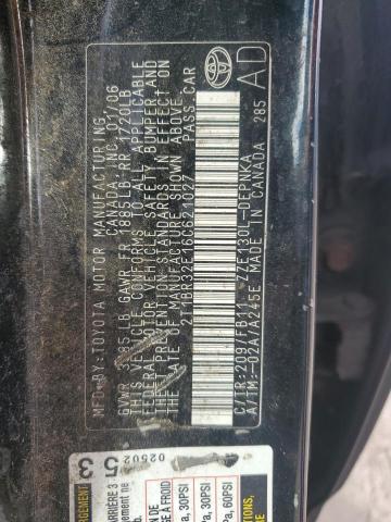 2T1BR32E16C621027 - 2006 TOYOTA COROLLA CE 黑色 照片 12