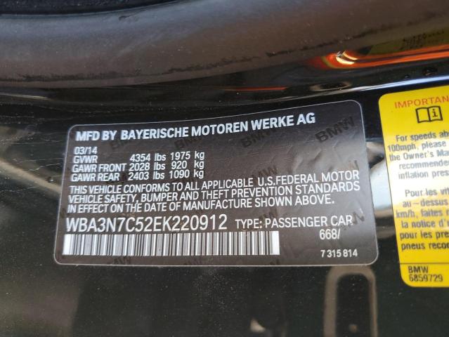 WBA3N7C52EK220912 - 2014 BMW 428 I BLACK photo 13