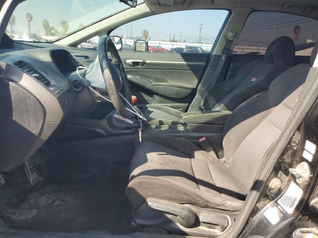 2HGFA55568H708318 - 2008 HONDA CIVIC SI BLACK photo 7