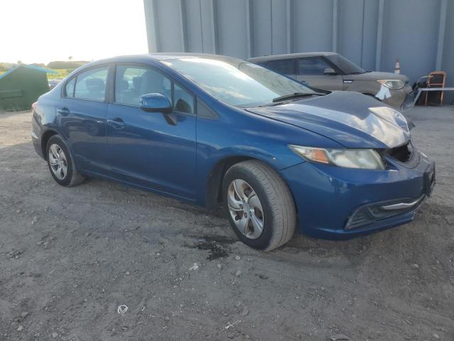 2HGFB2F55DH551367 - 2013 HONDA CIVIC LX BLUE photo 4