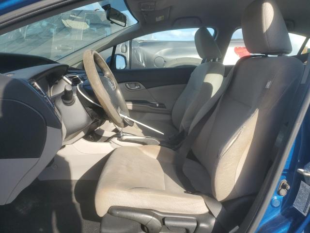 2HGFB2F55DH551367 - 2013 HONDA CIVIC LX BLUE photo 7