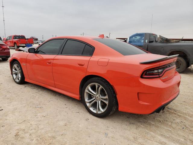 2C3CDXCT1NH129520 - 2022 DODGE CHARGER R/T ORANGE photo 2