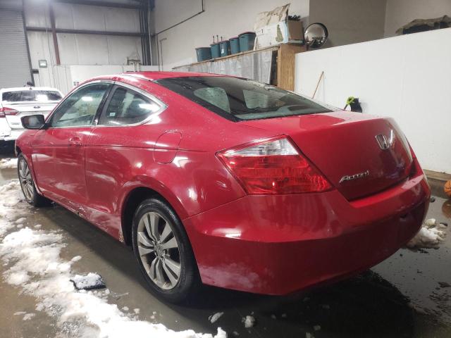 1HGCS123X9A012248 - 2009 HONDA ACCORD LX RED photo 2