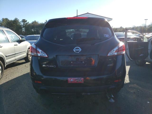 JN8AZ1MW2BW162831 - 2011 NISSAN MURANO S BLACK photo 6