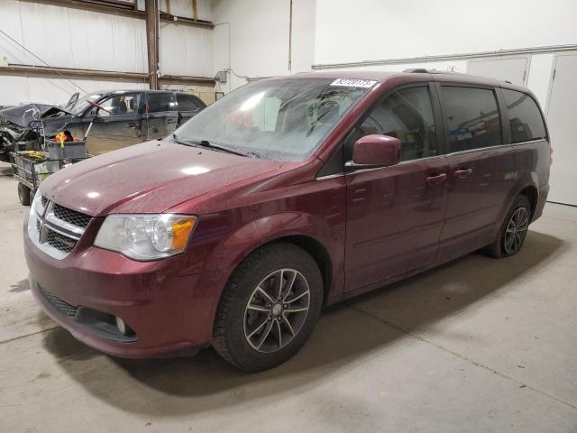 2C4RDGBG3HR727911 - 2017 DODGE GRAND CARA SE MAROON photo 1