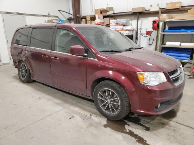 2C4RDGBG3HR727911 - 2017 DODGE GRAND CARA SE MAROON photo 4