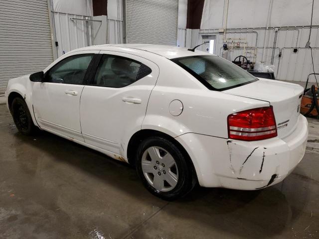 1B3LC46K48N587548 - 2008 DODGE AVENGER SE WHITE photo 2