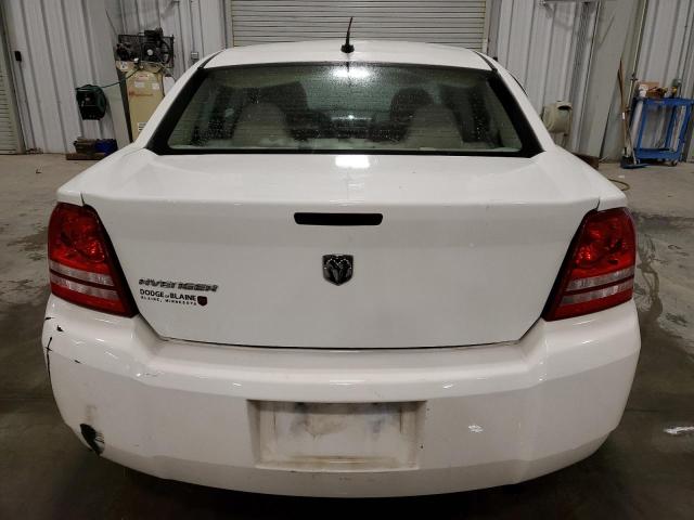 1B3LC46K48N587548 - 2008 DODGE AVENGER SE WHITE photo 6