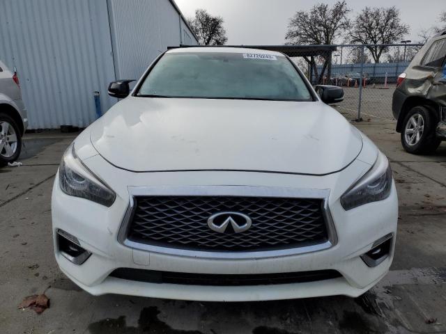 JN1EV7APXKM517123 - 2019 INFINITI Q50 LUXE WHITE photo 5