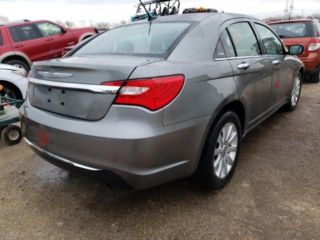 1C3CCBCG6DN615156 - 2013 CHRYSLER 200 LIMITED GRAY photo 3