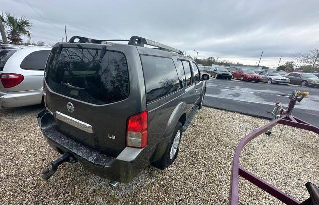 5N1AR18U65C712490 - 2005 NISSAN PATHFINDER LE GRAY photo 4