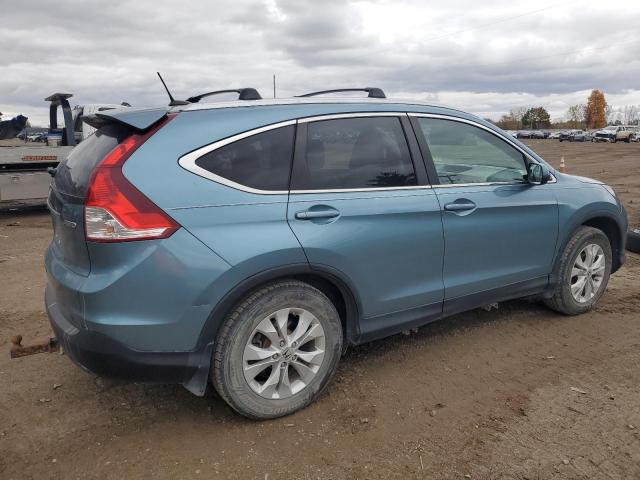 5J6RM4H79DL078702 - 2013 HONDA CR-V EXL BLUE photo 3