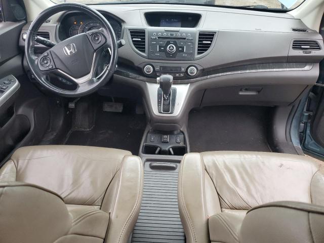 5J6RM4H79DL078702 - 2013 HONDA CR-V EXL BLUE photo 8