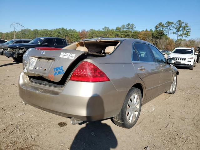 1HGCM66587A055793 - 2007 HONDA ACCORD EX GOLD photo 3