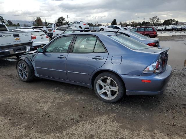 JTHBD192150098260 - 2005 LEXUS IS 300 BLUE photo 2