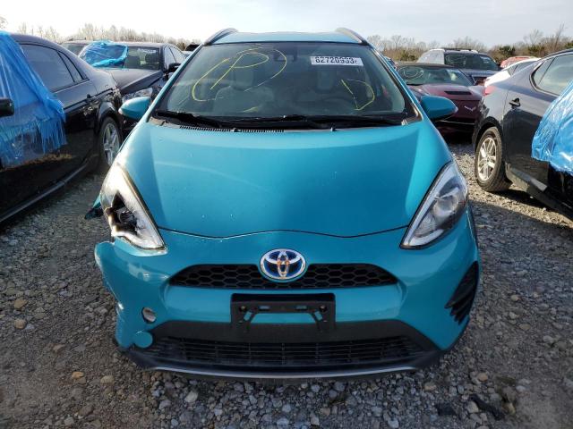 JTDKDTB32J1599551 - 2018 TOYOTA PRIUS C TURQUOISE photo 5