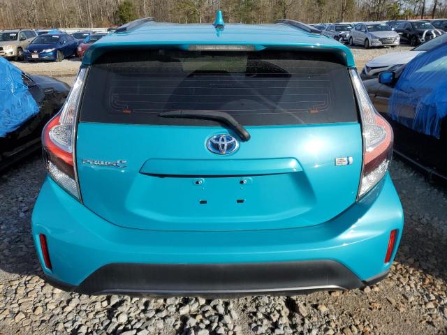 JTDKDTB32J1599551 - 2018 TOYOTA PRIUS C TURQUOISE photo 6