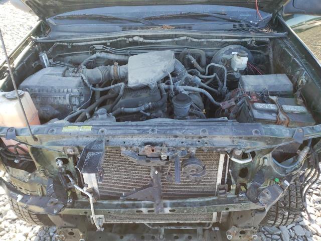5TFUX4EN8EX025154 - 2014 TOYOTA TACOMA ACCESS CAB GREEN photo 11
