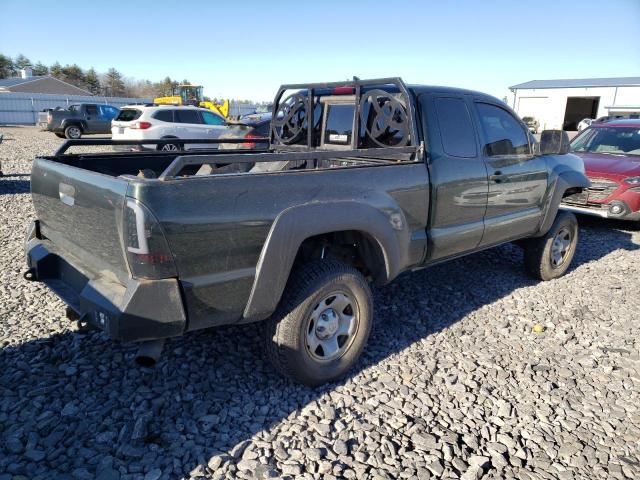 5TFUX4EN8EX025154 - 2014 TOYOTA TACOMA ACCESS CAB GREEN photo 3