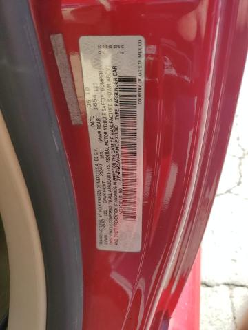 3VWRW3AG2AM027330 - 2010 VOLKSWAGEN NEW BEETLE 红色 照片 12