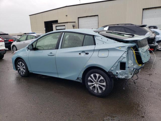 JTDL9MFU7M3027754 - 2021 TOYOTA PRIUS LE BLUE photo 2