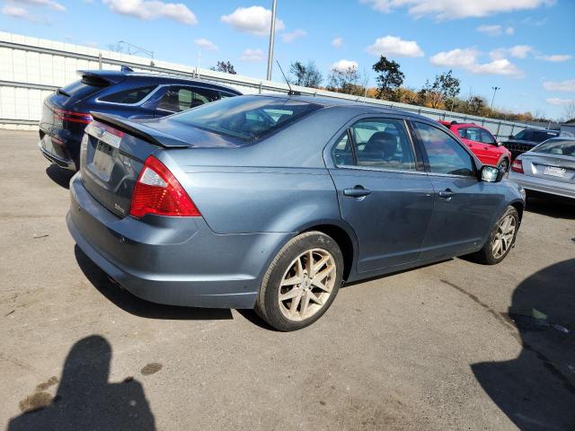 3FAHP0JA3BR254638 - 2011 FORD FUSION SEL BLUE photo 3