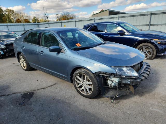 3FAHP0JA3BR254638 - 2011 FORD FUSION SEL BLUE photo 4