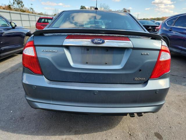 3FAHP0JA3BR254638 - 2011 FORD FUSION SEL BLUE photo 6