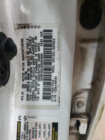 1NXBR32E46Z694293 - 2006 TOYOTA COROLLA CE 白色 照片 12