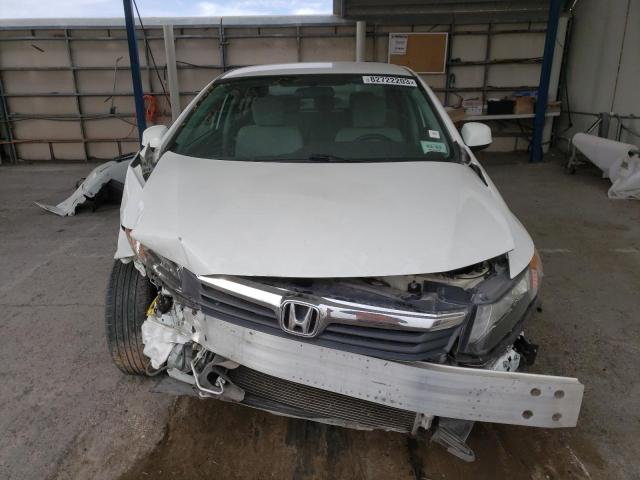 2HGFB2F63CH553562 - 2012 HONDA CIVIC HF WHITE photo 5