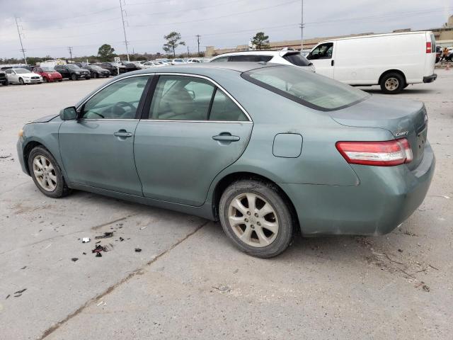 4T4BF3EK9BR156716 - 2011 TOYOTA CAMRY BASE GREEN photo 2