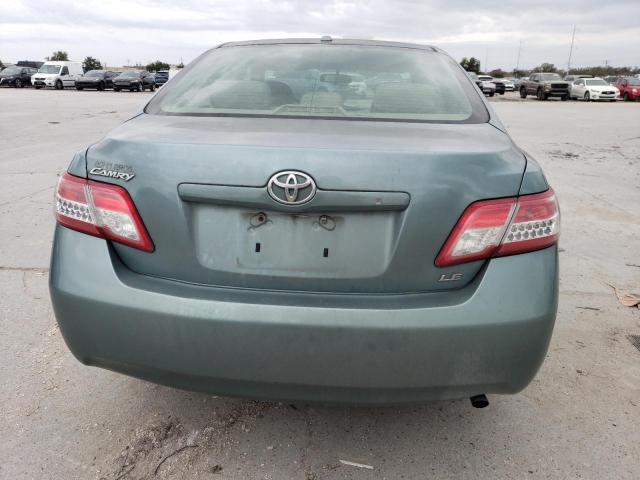 4T4BF3EK9BR156716 - 2011 TOYOTA CAMRY BASE GREEN photo 6